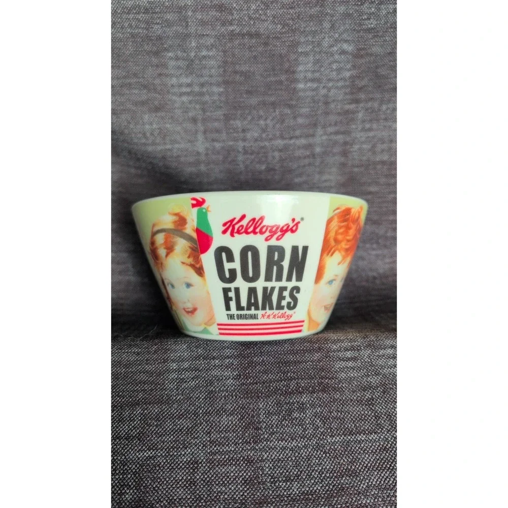 Cornelius Kellogg's Rooster Corn Flakes Cereal Bowl Vintage